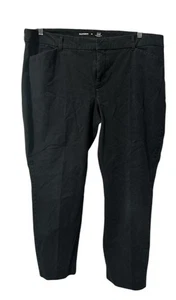 Old Navy High-Waist Chino Tapered Straight Hose Gr. 18 schwarz (1143) - Bild 1 von 5