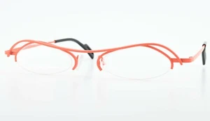 THEO Belgium Glasses Frame Model 5 Season 21 half Rim Design Crazy Angular - Picture 1 of 10