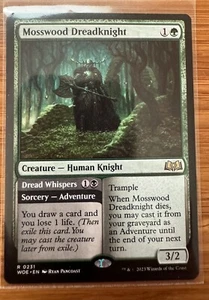 MTG Mosswood Dreadknight Dread Whispers Wilds of Eldraine 0231 normal selten - Bild 1 von 1