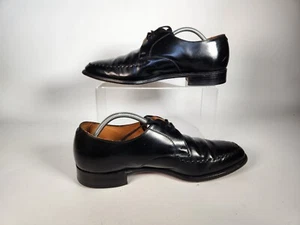 Herren Halbschuh Vollleder formell elegant Schnürschuh schwarz UK 9,5 - Bild 1 von 16