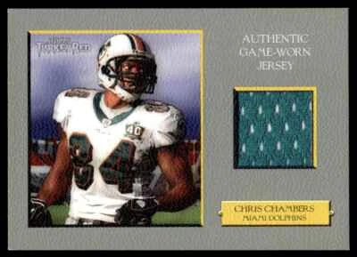 2006 Topps Turkey Red Relics Gray Chris Chambers Miami Dolphins #TRR-CC - Image 1 of 2