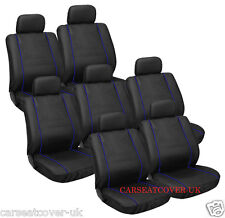 SEAT Alhambra 7 Seater Tailored Waterproof Leather Look Taxi Car Seat  Covers