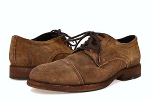 Frye 288500 Men's Everett Cap Toe Rugged Vintage Camera Shoes size 8.5 D Tan - Picture 1 of 6