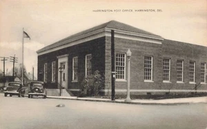 Harrington Post Office, Harrington, Delaware Vintage PC - Picture 1 of 2