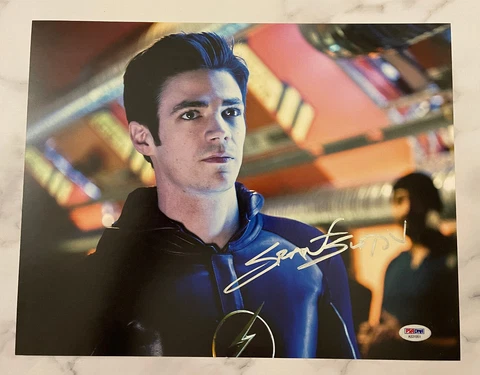 Grant Gustin signed autograph 11x14 Photo Flash Barry Allen DC PSA DNA Cover
