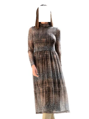 Alba Moda Chiffon Kleid im Animalprint allover Gr. 44, Gr. 46  0522839030 - Bild 1 von 4