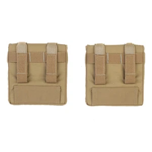 PEW Tórax Táctico 6X6" Placa Lateral Bolsillo 2 PIEZAS MOLLE HSP Estilo Camuflaje Equipo - Imagen 1 de 17