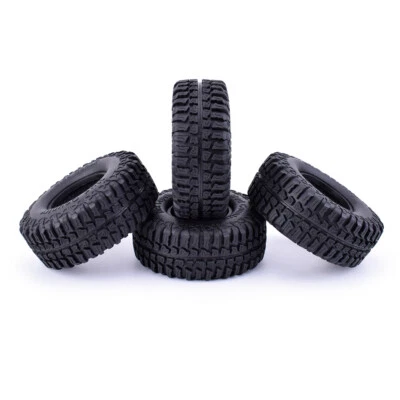 AUSTAR 1.9In 102mm Rubber Rocks Crawler Reifen für 1/10 Traxxas Redcat RC Auto - Bild 1 von 4