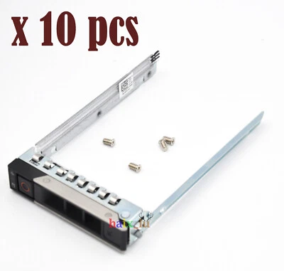 10pcs DXD9H FOR  R740 R740xd R7415  R940 R640 gen14 2.5" HDD TRAY CADDY NEW - Image 1 of 4