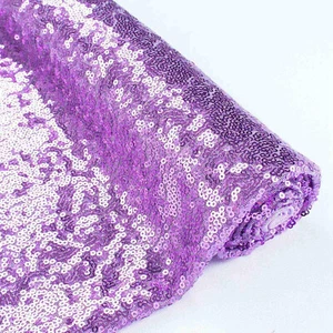 Mermaid Fish Scales Mini Sequins Embroider 2 Way Stretch Mesh Fabric By Yard - Picture 1 of 3