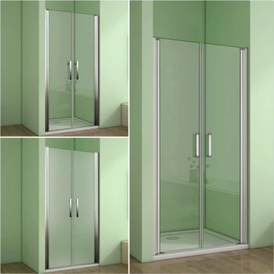 Duschtür Duschabtrennung Duschkabine Schwingtür Nischentür 5/6mm Glas Tür Dusche - Bild 1 von 4