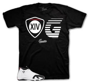 Shirt To Match Jordan 14 Black Toe  - OG14 Sneaker Tees - Picture 1 of 4