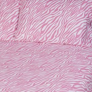 SIN IN LINEN Dreamy Linens UK king US queen size Duvet cover set pink zebra USA