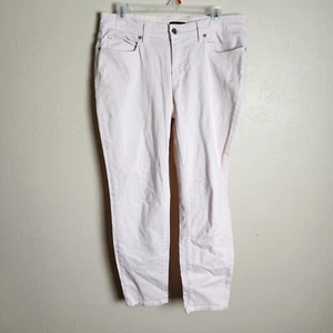 Eileen Fisher Womens Jeans Skinny Jeans Sz 10 Pink Organic Cotton - Picture 1 of 9