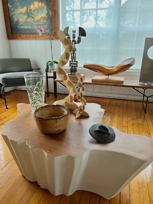 DANNYSEO — Cuenco grande vintage de estudio de madera de mediados de siglo Foto 1 de 4