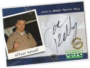 CSI Series 2 (Two) - CSI-B8 Joseph Kelly - Officer Metcalf Auto/Autograph Card B - Picture 1 of 3