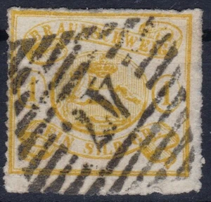 == AD Braunschweig Mi. 14A sello de número de viga, gato 180 € == - Imagen 1 de 1