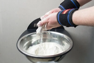 Soporte de pared para gimnasio en casa entrenamiento de magnesia Foto 1 de 4