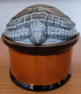 Vintage Signed Sigma Turtle Tortoise Ceramic Covered Dish Tureen Portugal Rare - Picture 1 of 13