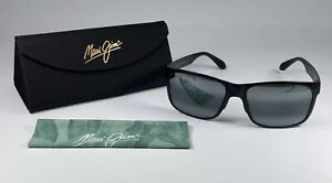 Maui Jim Red Sands Black Matte Polarized Sunglasses MJ432-2M 59[]17-140 