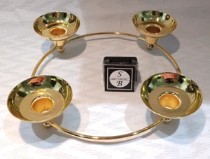 A25/62 Partylite "Century" messing Kerzenhalter - Picture 1 of 3