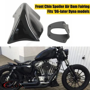 Alerón de presa de aire carenado de barbilla delantero para Harley Dyna Street Bob Low Rider 06-17 - Imagen 1 de 8