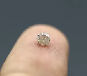 0.178 Ct Salt And Pepper 100% Natural Diamond I Color I3 Grade Loose Round Cut - Picture 1 of 15