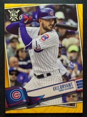 2019 Topps Big League Gold #160 Kris Bryant Cubs - Image 1 of 2