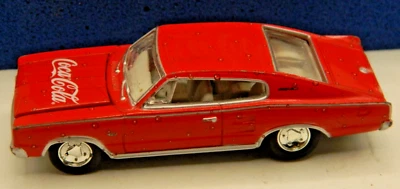 Johnny Lightning / COCA COLA - 1966 DODGE CHARGER w. Metal Box - 1/64 N. Mint - - Image 1 of 4