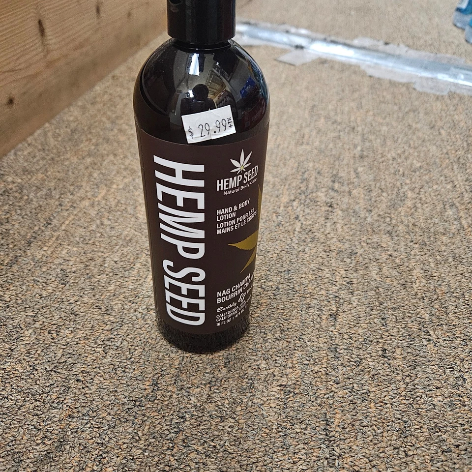 EARTHLY BODY NAG CHAMPA HEMP SEED HAND AND BODY LOTION - 16 OZ.    - Image 1 of 1