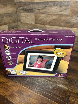 Smartparts 11" Digital Picture Frame. Stores over 2,000 Photos NEW - Image 1 of 4