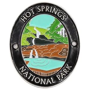 Hot Springs National Park Walking Stick Medallion - Arkansas Hiking Stick Badge - Picture 1 of 2
