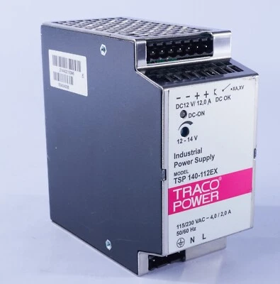 Fuente de alimentación industrial Traco Power TSP 140-112EX 12V 12A Foto 1 de 4