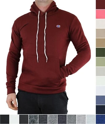 Champion Men's Hoodie Sweatshirt Pullover Brushed Fleece, Tagless Embroider Logo - Image 1 of 4