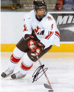 Evander Kane San Jose Sharks Team Canada RC graph Signed 8 x 10 - Picture 1 of 1