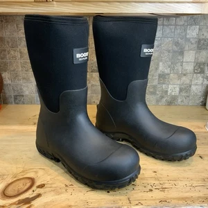 Stivali da lavoro BOGS Workman CT punta composita impermeabili isolati neri uomo 12 - Foto 1 di 22