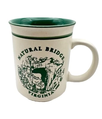 НАТУРАЛЬНЫЙ МОСТ VIRGINIA кофейная кружка слоновой кости и зеленый ар-деко травленый чай чашка - Изображение 1 из 4