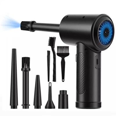 Powerful 51000 RPM Electric Wireless Air Duster Blower Cleaner For Computer PC - Image 1 of 4