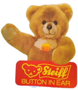 1980s Steiff Store Display Double Sided Cardboard Molly Teddy w/ Hanger Vintage - Picture 1 of 7