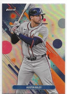 2025 Topps Finest Common Austin Riley Atlanta Braves REFRACTER #99 - Picture 1 of 2