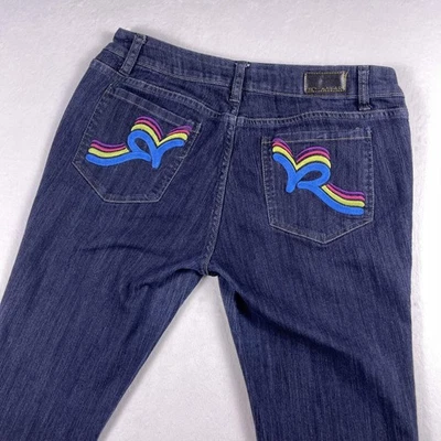 Rocawear Jeans Sz 13 Simone Straight Leg Stretch Embroidered Pockets Y2K Hip Hop - Image 1 of 4