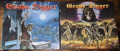 GRAVE DIGGER - KNIGHTS OF THE CROSS + EXCALIBUR  2CDs in DigiPaks limited Edit. - Bild 1 von 3