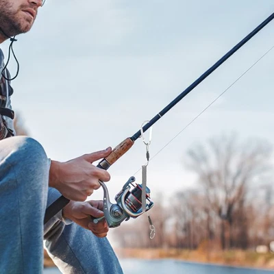 4pz Cordino da Pesca Cavo Anti-Smarrimento Portatile Cordino da Pesca Tether Spring Lan - Immagine 1 di 4