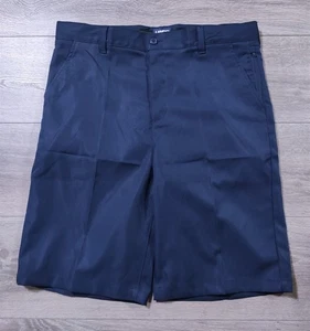 Lands End Shorts Boys Size 20 Blue Adjustable School Uniform Active Bottom Kids - Picture 1 of 9