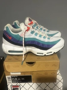 Air Max 95 Aqua Sz 11.5 Worn !! - Picture 1 of 9