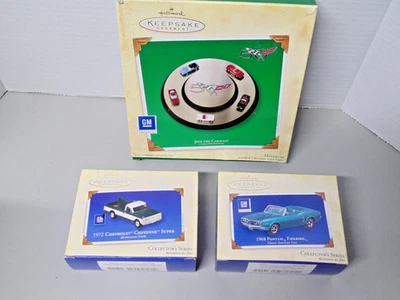 Lote de 3 adornos Hallmark Keepsake GM Foto 1 de 4