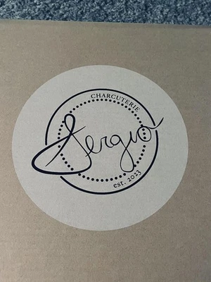 Juego de tablas de queso de bambú Sergio Charcuterie cuchillos bandeja redonda cuencos para servir Foto 1 de 4