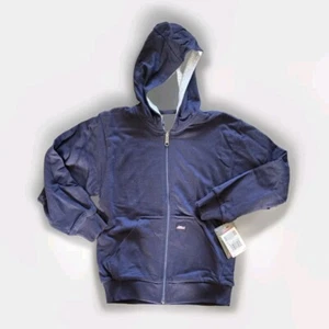 Dickies Kids Thermal Lined Hoodie With Pockets Navy Blue Medium (10-12) - Picture 1 of 3