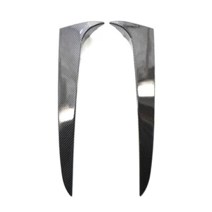 For BMW X3 F25 11-17 Carbon Fiber Style Rear Window Side Spoiler Canards Trim - Picture 1 of 7
