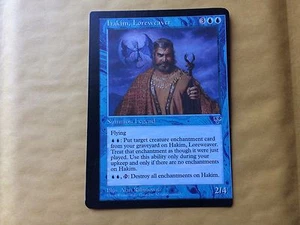 Twisted Miscut Hakim, Loreweaver Mirage Misprint MTG Magic GENUINE Commander EDH - Picture 1 of 6